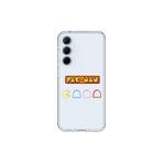 Dali Design Samsung Galaxy A35 Uyumlu Şeffaf Kılıf 1 Pac-Man Tasarımlı