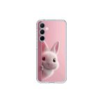 Dali Design Samsung Galaxy A35 Uyumlu Şeffaf Kılıf 5 Peluş Tavşan Tasarımlı
