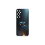 Dali Design Samsung Galaxy A35 Uyumlu Şeffaf Kılıf Çekiç Tasarımlı