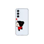 Dali Design Samsung Galaxy A35 Uyumlu Şeffaf Kılıf Couple Garry 2 Tasarımlı