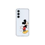 Dali Design Samsung Galaxy A35 Uyumlu Şeffaf Kılıf Couple Mickey 1 Tasarımlı