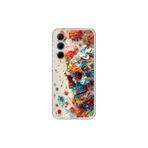 Dali Design Samsung Galaxy A35 Uyumlu Şeffaf Kılıf Graffiti 5 Tasarımlı