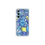 Dali Design Samsung Galaxy A35 Uyumlu Şeffaf Kılıf Graffiti 9 Tasarımlı
