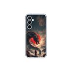 Dali Design Samsung Galaxy A35 Uyumlu Şeffaf Kılıf Samurai 3 Tasarımlı