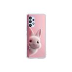 Dali Design Samsung Galaxy A53 Uyumlu Şeffaf Kılıf 5 Peluş Tavşan Tasarımlı