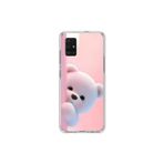 Dali Design Samsung Galaxy A71 Uyumlu Şeffaf Kılıf 1 Peluş Ayıcık Tasarımlı