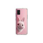 Dali Design Samsung Galaxy A71 Uyumlu Şeffaf Kılıf 5 Peluş Tavşan Tasarımlı
