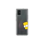 Dali Design Samsung Galaxy A71 Uyumlu Şeffaf Kılıf Cartoon 16 Tasarımlı