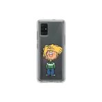 Dali Design Samsung Galaxy A71 Uyumlu Şeffaf Kılıf Cartoon 2 Tasarımlı