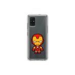 Dali Design Samsung Galaxy A71 Uyumlu Şeffaf Kılıf Chibi 2 Tasarımlı