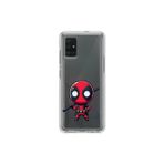 Dali Design Samsung Galaxy A71 Uyumlu Şeffaf Kılıf Chibi 8 Tasarımlı