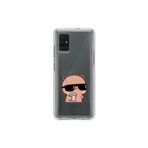 Dali Design Samsung Galaxy A71 Uyumlu Şeffaf Kılıf Couple Ayıcık 1 Tasarımlı