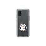 Dali Design Samsung Galaxy A71 Uyumlu Şeffaf Kılıf Couple Penguen 2 Tasarımlı