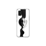 Dali Design Samsung Galaxy A71 Uyumlu Şeffaf Kılıf Estetik Yüz 3 Tasarımlı