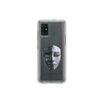 Dali Design Samsung Galaxy A71 Uyumlu Şeffaf Kılıf Estetik Yüz 8 Tasarımlı