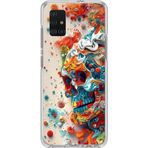 Dali Design Samsung Galaxy A71 Uyumlu Şeffaf Kılıf Graffiti 5 Tasarımlı