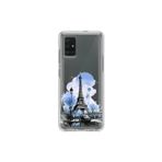 Dali Design Samsung Galaxy A71 Uyumlu Şeffaf Kılıf Paris 2 Tasarımlı
