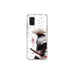 Dali Design Samsung Galaxy A71 Uyumlu Şeffaf Kılıf Samurai 1 Tasarımlı