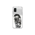 Dali Design Samsung Galaxy A71 Uyumlu Şeffaf Kılıf Spartan 3 Tasarımlı