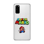 Dali Design Samsung Galaxy S20+ Uyumlu Şeffaf Kılıf 2 Mario Tasarımlı