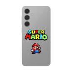 Dali Design Samsung Galaxy S24+ Uyumlu Şeffaf Kılıf 2 Mario Tasarımlı