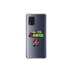 Dali Design Xiaomi Mi 10 Lite Uyumlu Şeffaf Kılıf 2 Mario Tasarımlı