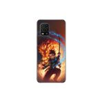 Dali Design Xiaomi Mi 10 Lite Uyumlu Şeffaf Kılıf Demon Slayer 1 Tasarımlı