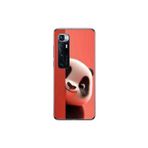 Dali Design Xiaomi Mi 10 Pro Uyumlu Şeffaf Kılıf 4 Peluş Panda Tasarımlı