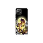 Dali Design Xiaomi Mi 11 Lite Uyumlu Şeffaf Kılıf Demon Slayer 2 Tasarımlı