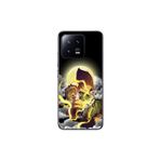 Dali Design Xiaomi Mi 13 Uyumlu Şeffaf Kılıf Demon Slayer 2 Tasarımlı
