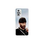 Dali Design Xiaomi Redmi Note 10 Pro Uyumlu Şeffaf Kılıf Atatürk 2 Tasarımlı