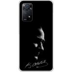 Dali Design Xiaomi Redmi Note 11 Pro Uyumlu Şeffaf Kılıf Atatürk 1 Tasarımlı - Siyah