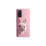 Dali Design Xiaomi Redmi Note 11 Uyumlu Şeffaf Kılıf 5 Peluş Tavşan Tasarımlı