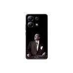 Dali Design Xiaomi Redmi Note 13 Uyumlu Şeffaf Kılıf Atatürk 3 Tasarımlı