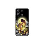 Dali Design Xiaomi Redmi Note 13 Uyumlu Şeffaf Kılıf Demon Slayer 2 Tasarımlı