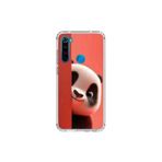 Dali Design Xiaomi Redmi Note 8 Uyumlu Şeffaf Kılıf 4 Peluş Panda Tasarımlı