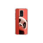 Dali Design Xiaomi Redmi Note 9 Uyumlu Şeffaf Kılıf 4 Peluş Panda Tasarımlı