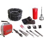Dali Motorlu Kanal Açma Makinesi Çanta Tipi 20-150 mm Elektrikli Spiral Boru Açıcı
