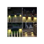 Dalian Home 2 Adet Köşebent Merdiven Veranda Güneş Enerjili Led Lamba DekorBahçe Balkon Aydınlatma