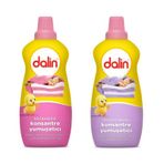 Dalin 1200 ml Lavanta Masalı+1200 ml Düş Bahçesi Konsantre Bebek Çamaşır Yumuşatıcı Seti