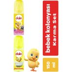 Dalin 150 ml Bıcı Bıcı Kokusu-Çiçek Bahçesi Karma 2'li Bebek Kolonyası Set