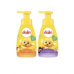 Dalin 200 ml Mango ve Portakal Kokulu + 200 ml Orman Meyvesi Kokulu Çocuk Köpük Sabunu