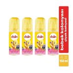 Dalin 4x150 ml Çiçek Bahçesi Sprey Bebek Kolonyası