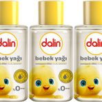 Dalin 50 ml 3 Adet Klasik Mini Bebek Yağı