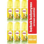 Dalin 6x150 ml Orman Esintisi Sprey Bebek Kolonyası