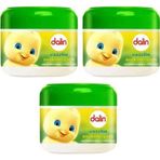 Dalin avakodo yağlı vazelin pişik oneleyici ve Nem kaybi koruyucu 100 ml x 3 adet