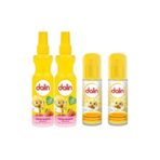 Dalin Badem Özlü Kolay Tarama Saç Spreyi 200 Ml 2adet +bebek Kolonyası Bıcı Bıcı 150 Ml-2 Adet