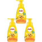 Dalin Bebek Köpük Sabunu 200 Ml Mango Portakal Aromalı X 3 Adet