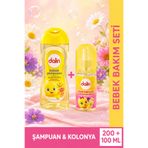 Dalin Bebek Şampuanı 200 ml + Çiçek Bahçesi Bebek Kolonyası 100 ml 2'li Set
