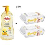 Dalin Bebek Şampuanı 700 ml 1 Adet + Sensitive Islak Mendil 90'lı 2 Adet
